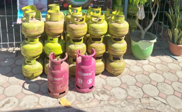 LPG Melon Langka dan Mahal di Lampung Utara, Pertamina: Jangan Panik!-Disway/Sabrina Hutajulu